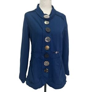 NEON Buddha Navy Blue Street Blazer Size S